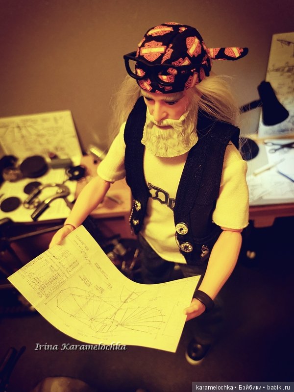 Старый байкер и его мечты о небе