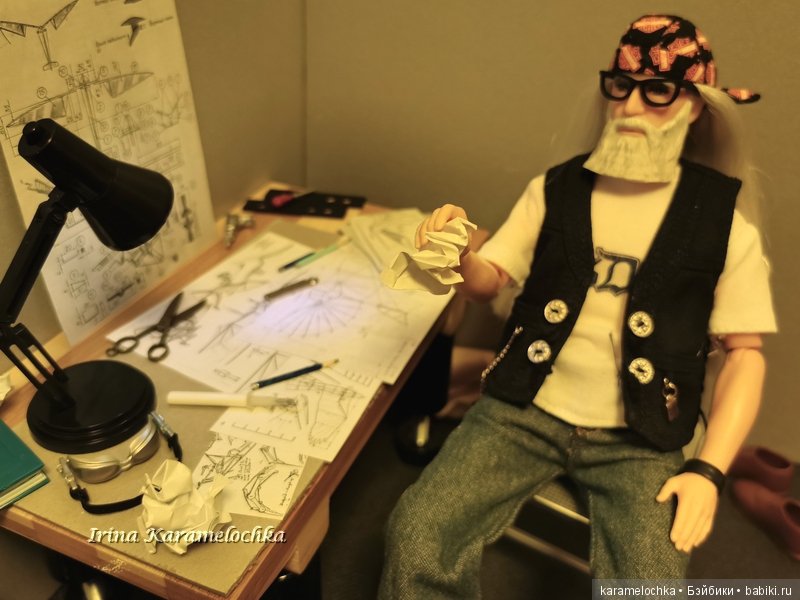 Старый байкер и его мечты о небе