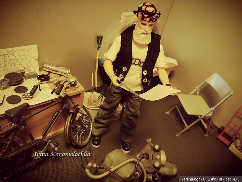 Старый байкер и его мечты о небе