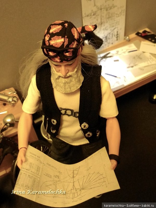 Старый байкер и его мечты о небе