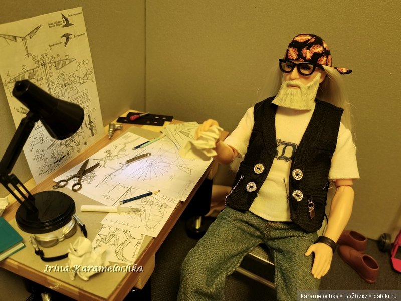 Старый байкер и его мечты о небе