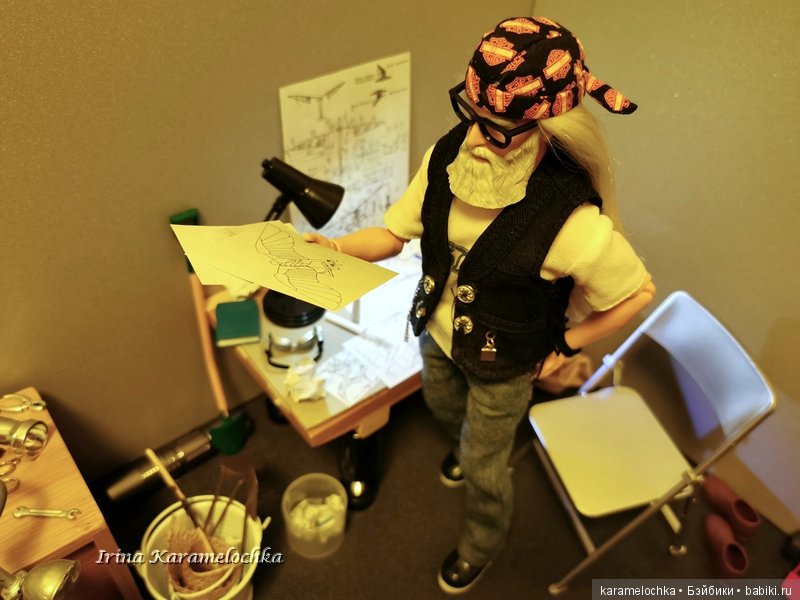 Старый байкер и его мечты о небе