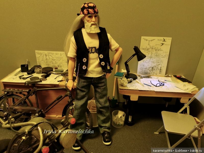 Старый байкер и его мечты о небе