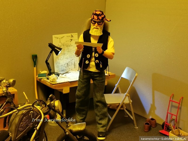 Старый байкер и его мечты о небе