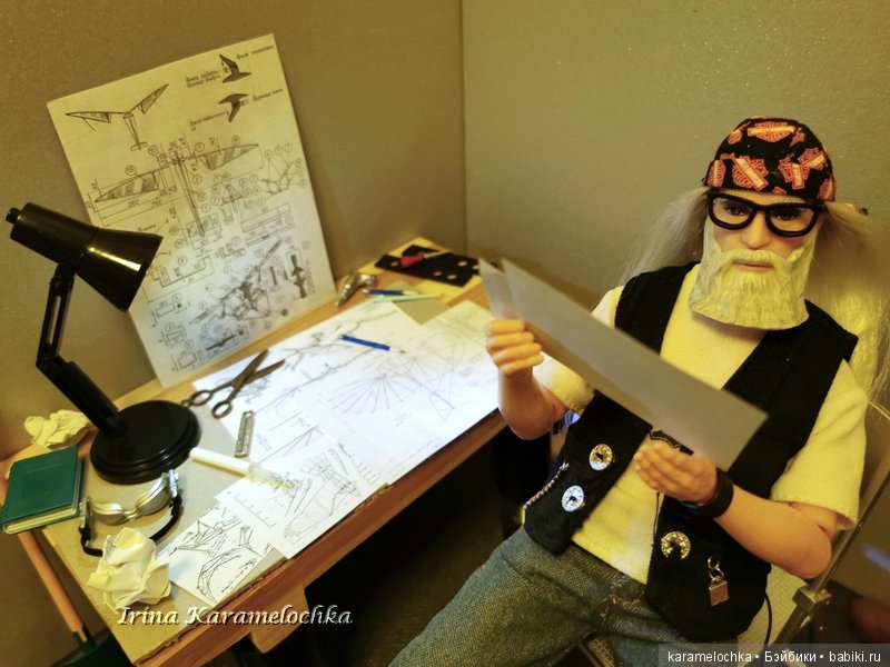 Старый байкер и его мечты о небе