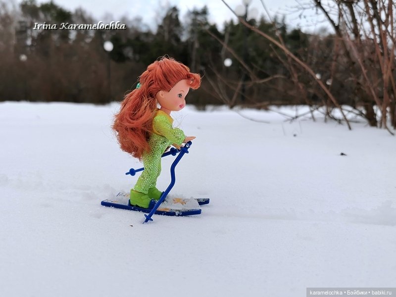 Маленькая лыжница и большое спортивное будущее