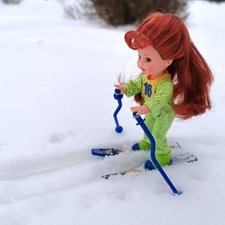 Маленькая лыжница и большое спортивное будущее