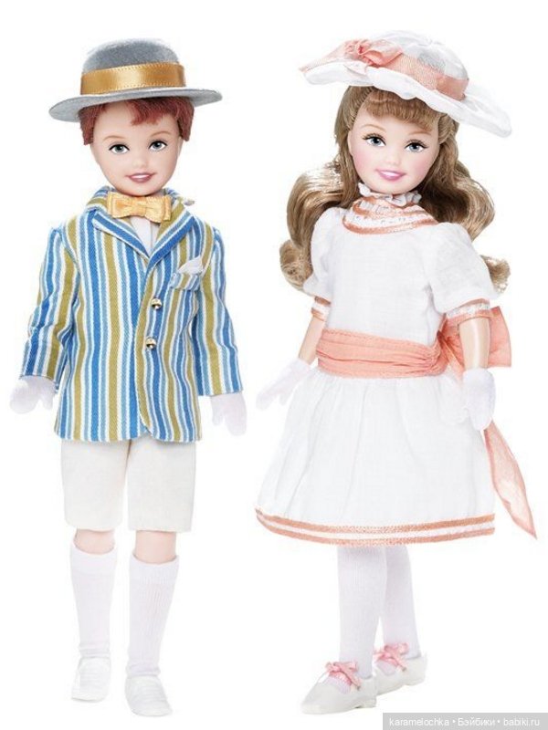 Джейн и Майкл - дети из фильма "Мэри Поппинс" 1964 года - коллекционный сет кукол (фото 4)