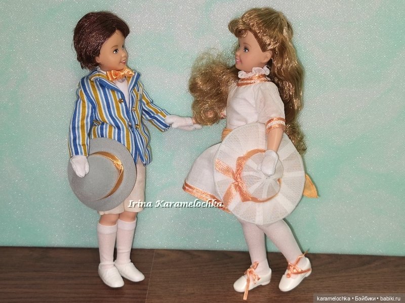 Джейн и Майкл - дети из фильма "Мэри Поппинс" 1964 года - коллекционный сет кукол