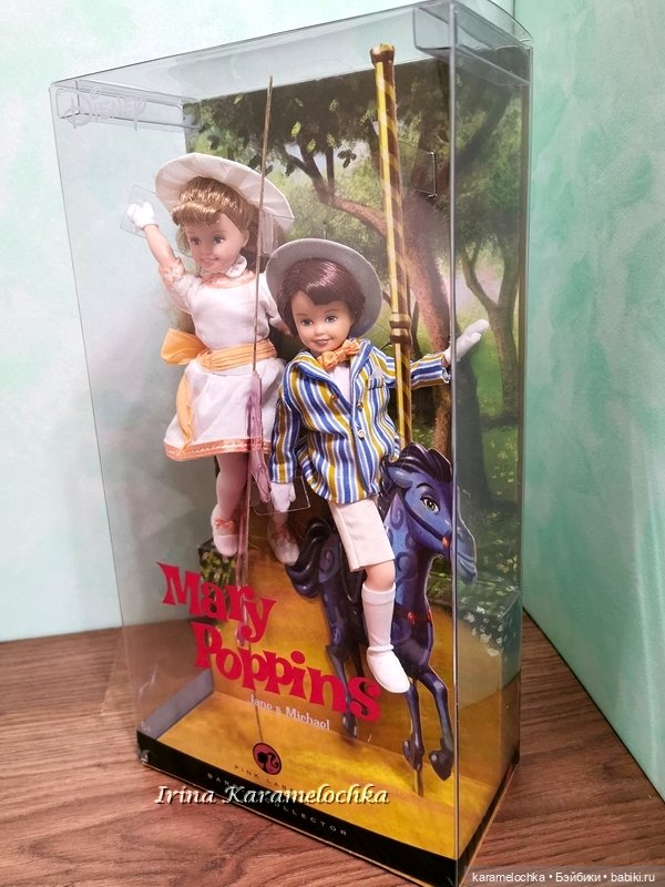 Джейн и Майкл - дети из фильма "Мэри Поппинс" 1964 года - коллекционный сет кукол (фото 2)