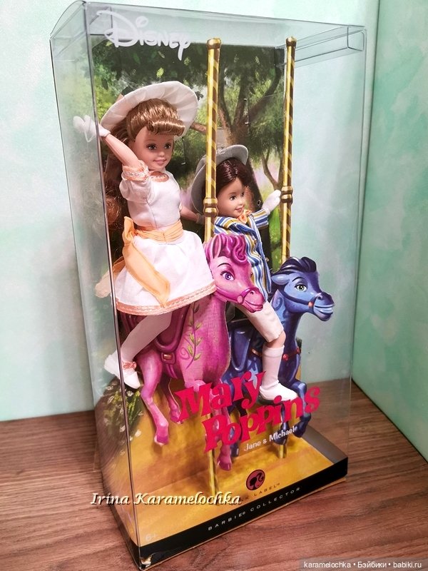 Джейн и Майкл - дети из фильма "Мэри Поппинс" 1964 года - коллекционный сет кукол