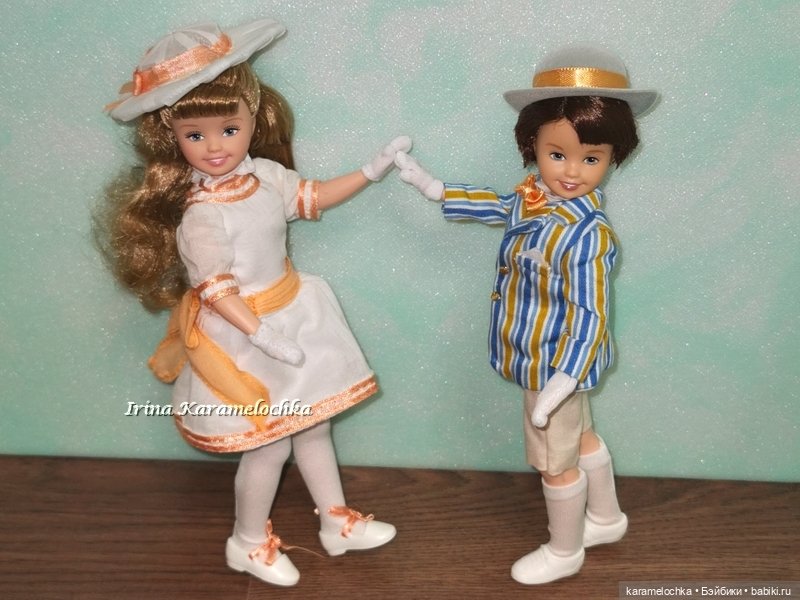 Джейн и Майкл - дети из фильма "Мэри Поппинс" 1964 года - коллекционный сет кукол