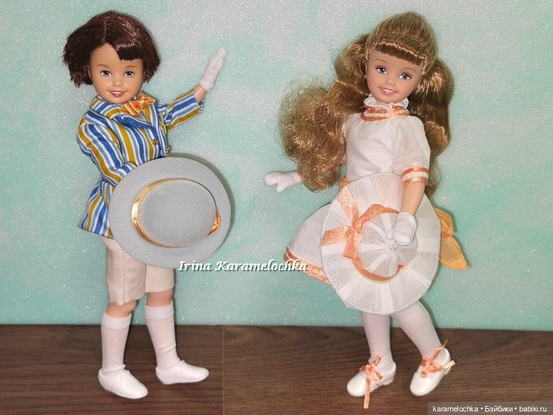 Джейн и Майкл - дети из фильма "Мэри Поппинс" 1964 года - коллекционный сет кукол