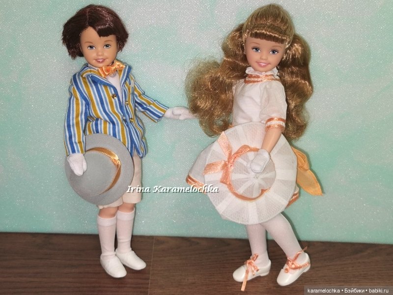 Джейн и Майкл - дети из фильма "Мэри Поппинс" 1964 года - коллекционный сет кукол