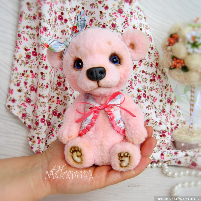 Макарова Наталья. Авторские мишки-тедди
