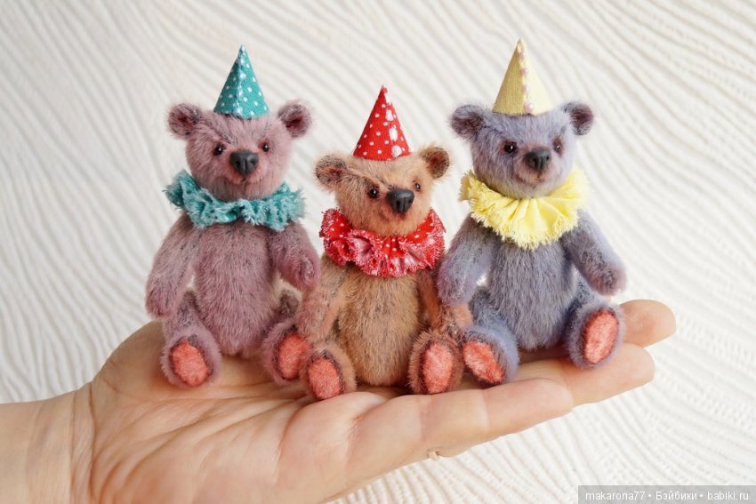Макарова Наталья. Авторские мишки-тедди.