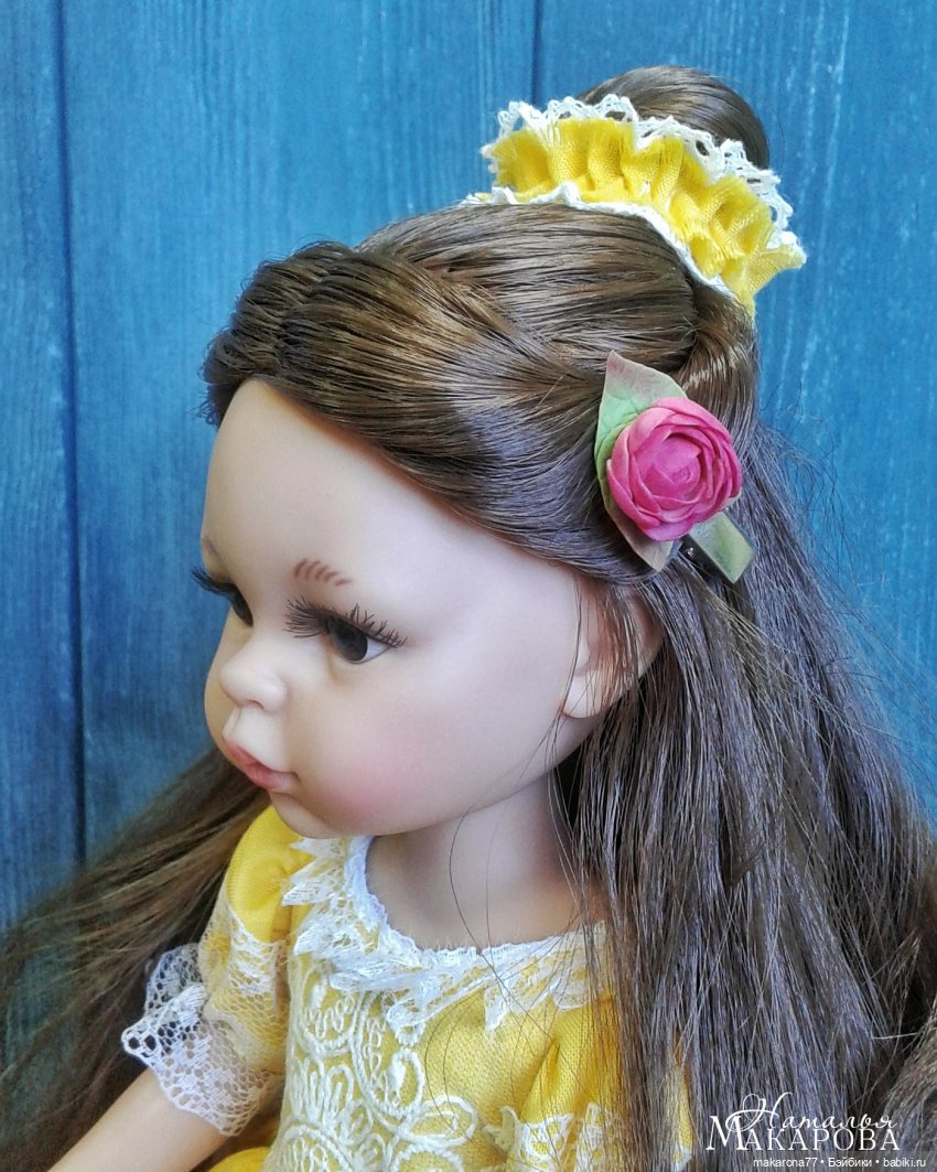 Прическа для куклы "Белль" | Бэйбики Прическа для куклы "Белль"