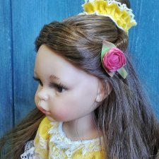 Прическа для куклы "Белль"