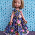 Платье длинное, для кукол Paola Reina 32-34 см, цвета в ассортименте
