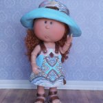 Сарафан и шляпка для куклы Мия (Mia Nines D'Onil) 30 см