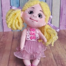 Кукла текстильная, 13 см, ручная работа