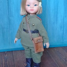 Военная форма с галифе для кукол Паола Рейна 32 см