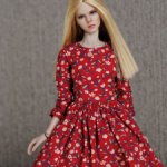 Платье для кукол Экшен (экшен тела верикул, поп тойз, джао 10с и 05в)