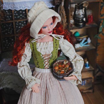 🌿Комплект «Крестьянка» для кукол Барби Йога🌿