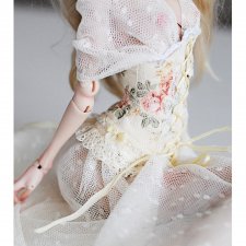 Платье и корсет для БЖД кукол формата 1/4 (Химера, Поповы)