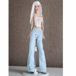 Шикарный комплект для Химеры: корсет и джинсы с бисером