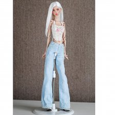 Шикарный комплект для Химеры: корсет и джинсы с бисером