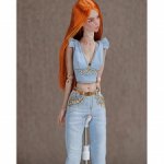 Джинсовый комплект для Химеры от Нины Куриленко ✨