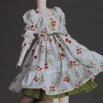 Очаровательное платье с подъюбником для кукол Елены Акимовой Open Dolls ростом 24,5 см ✨🌿
