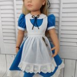Наряд Алисы для кукол Готц (48-50см)