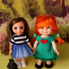 Веснушка и Ася, отечественные жители в моей коллекции