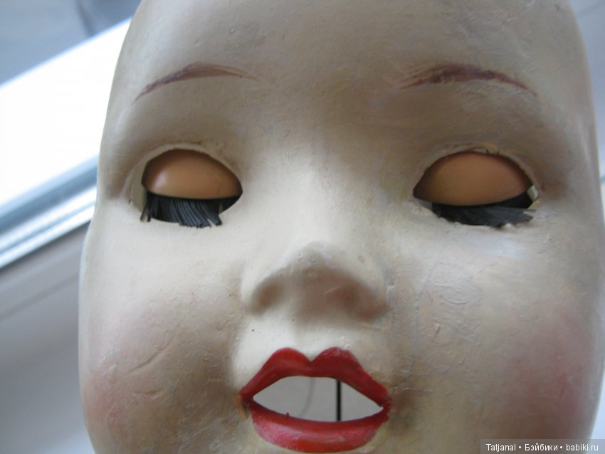 Прошу помощи! Как приблизить глазки у немецкой винтажной куклы S.P. молд 3066 (фото 6)