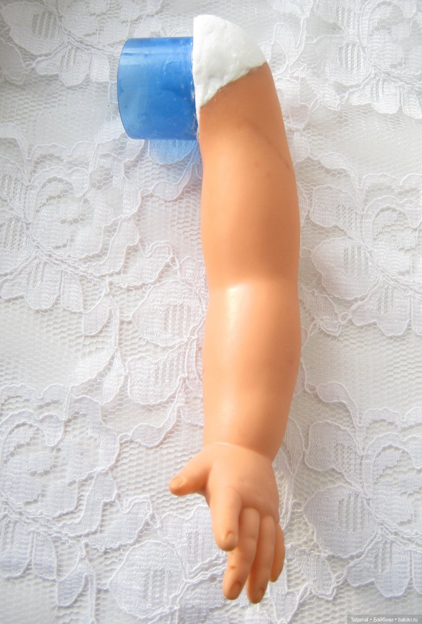 Временный плечевой шарнир для куклы ГДР (фото 2)