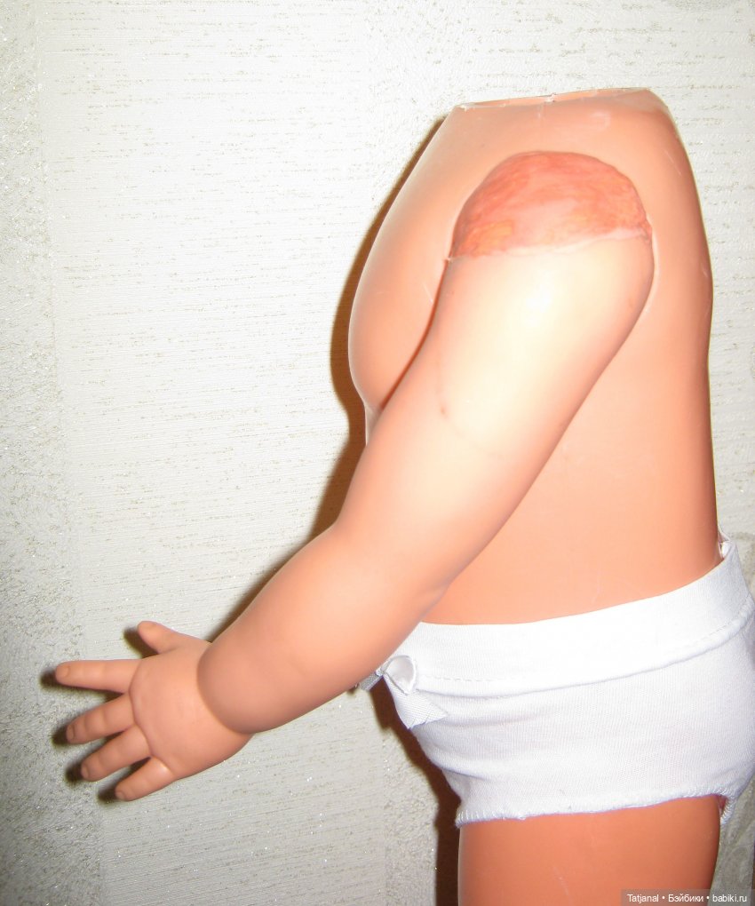 Временный плечевой шарнир для куклы ГДР (фото 5)