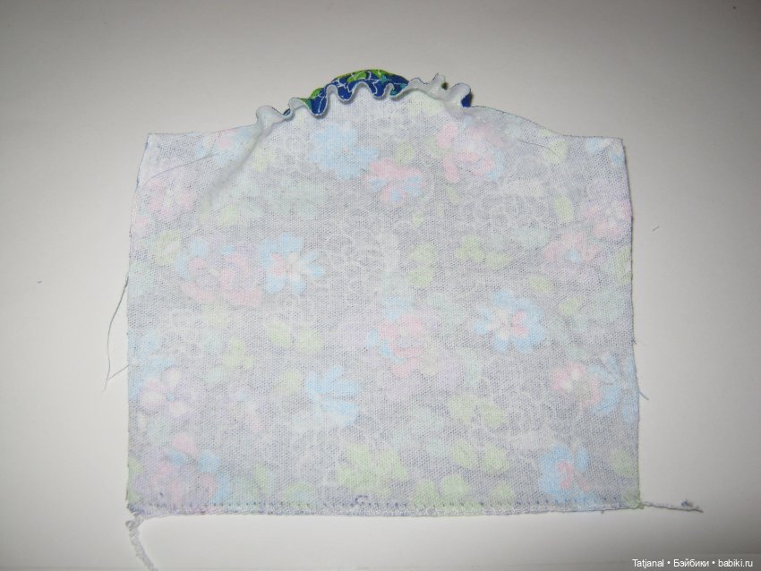 Фланелевое платье на кукле СССР (фото 10)