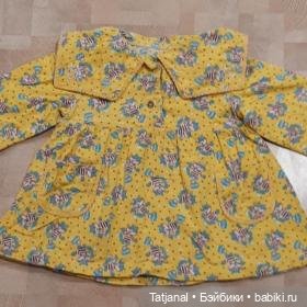 Фланелевое платье на кукле СССР