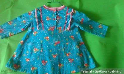 Фланелевое платье на кукле СССР