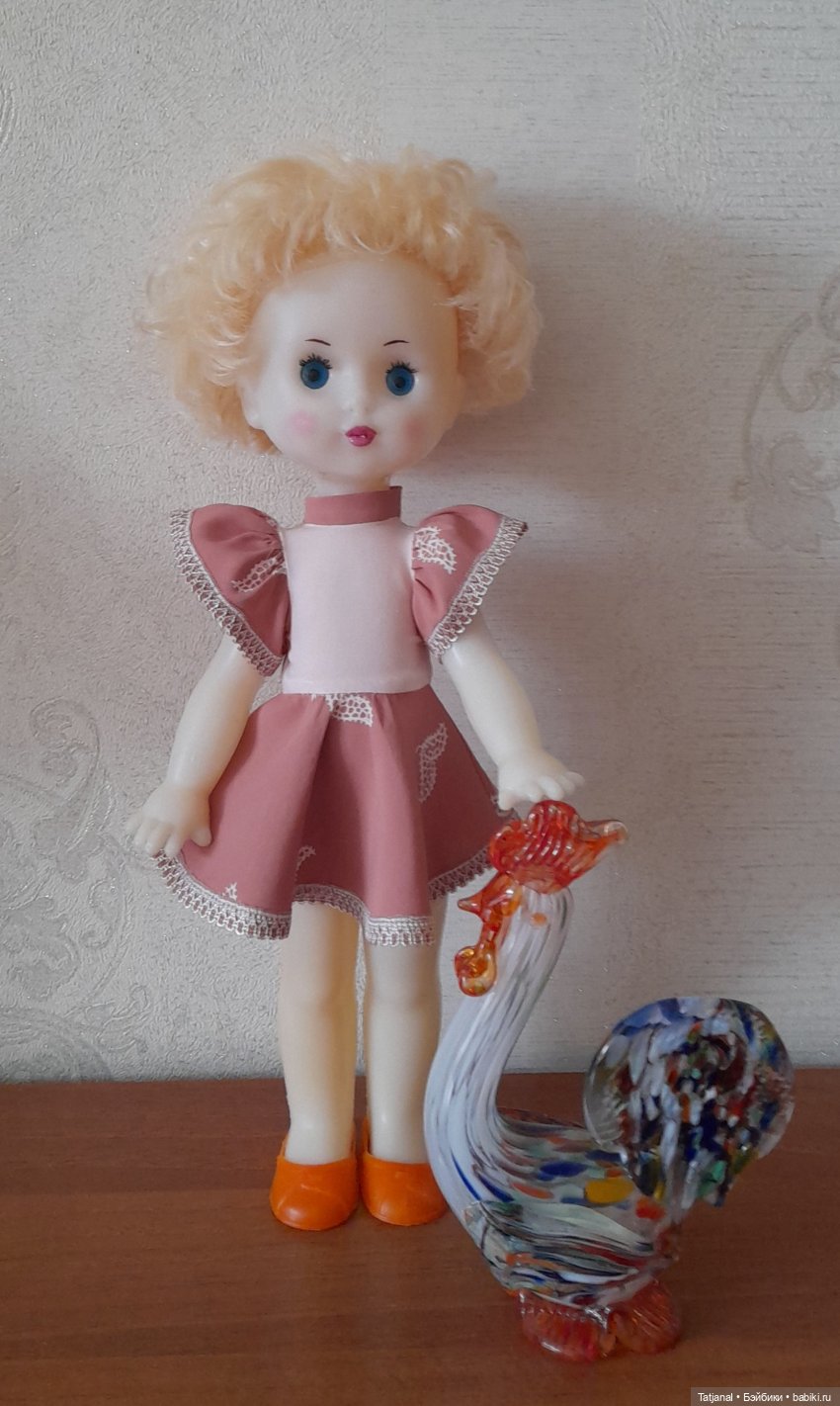 Выкройка платья и трусиков на Оксану, Саратовская фабрика игрушек