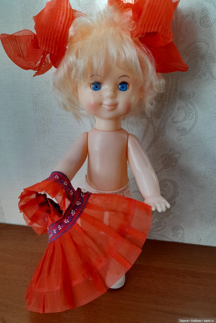 Девочка Лерочка — Советские винтажные куклы (СССР): Ленигрушка (фото 4)