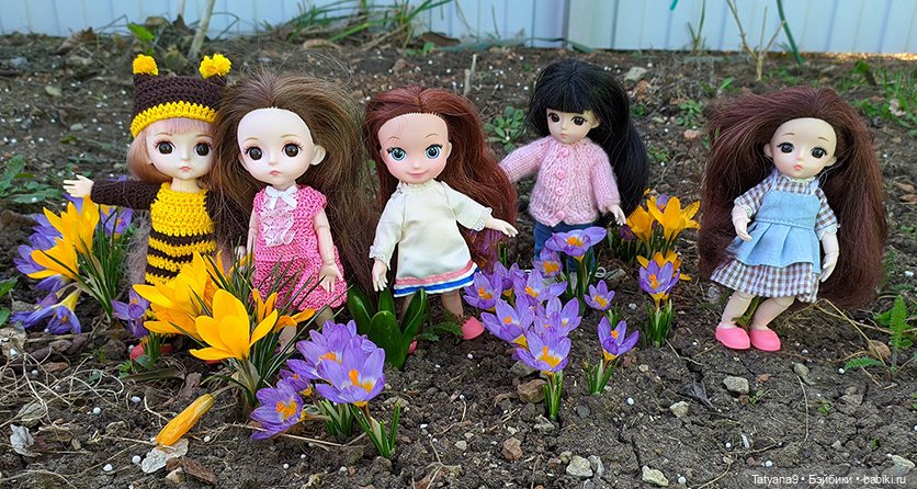 Малышня на даче — Разные шарнирные куклы (не БЖД): редкие (фото 2)