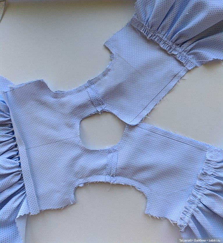 Платье с вышивкой в технике Smoking. Мастер-класс