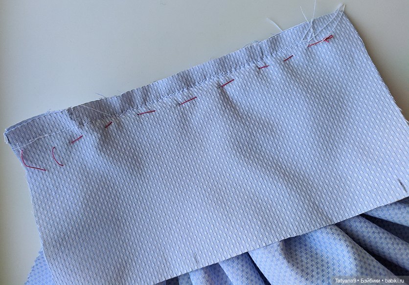 Платье с вышивкой в технике Smoking. Мастер-класс