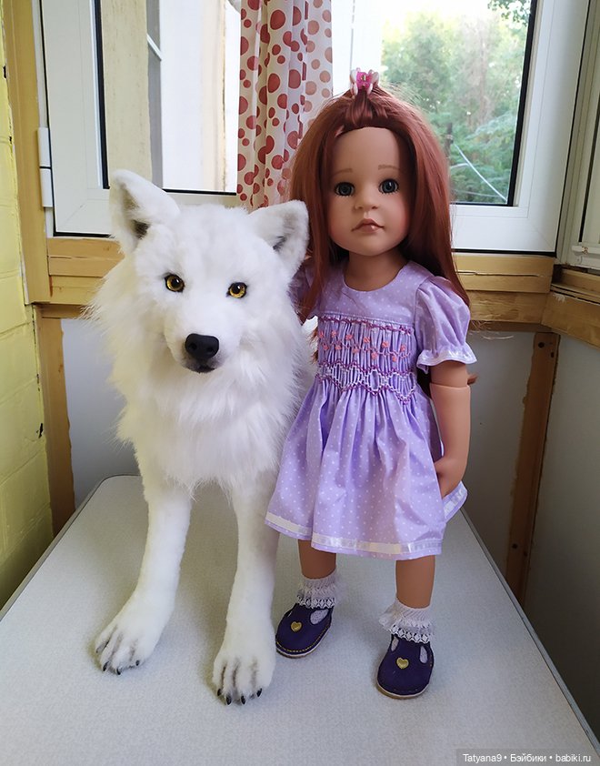 Малыш Корги — Игрушки в смешанной технике (мех и глина): Арт