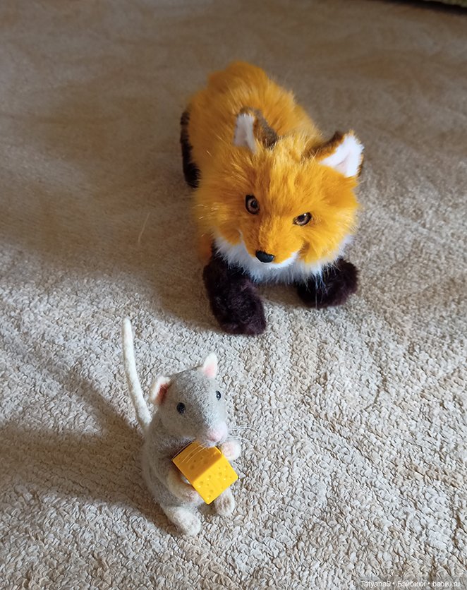 Рыжики | Бэйбики Рыжики — Игрушки в смешанной технике (мех и глина): Арт