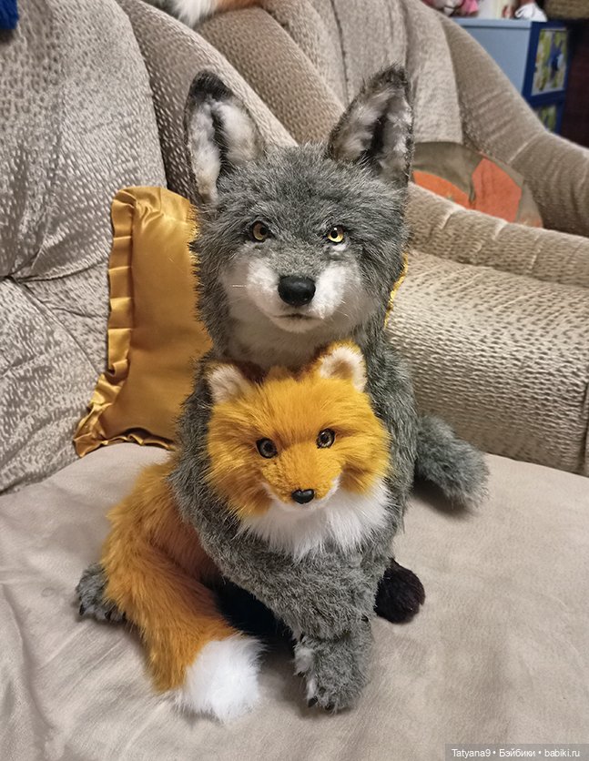Рыжики | Бэйбики Рыжики — Игрушки в смешанной технике (мех и глина): Арт