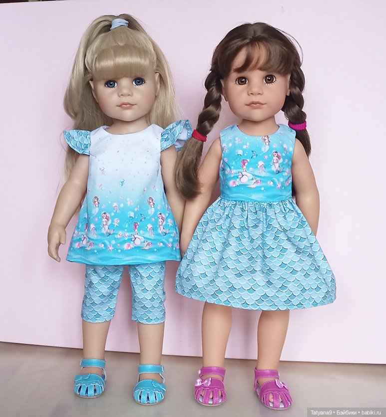 Выкройки куклы и платья для куклы